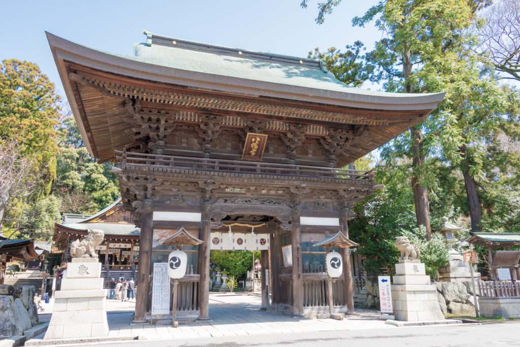 Himure Hachimangu shrine in Omihachiman, Shiga, Japan.
